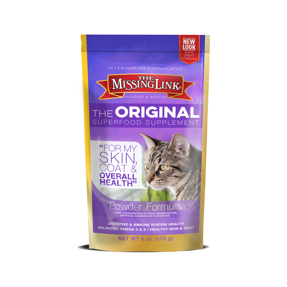 Premium Skin & Coat Supplement Powder for Cats - Supports Healthy Fur & Skin | Ideal for Shedding Control & Allergy Relief | Perfect for Daily Use & Grooming Care