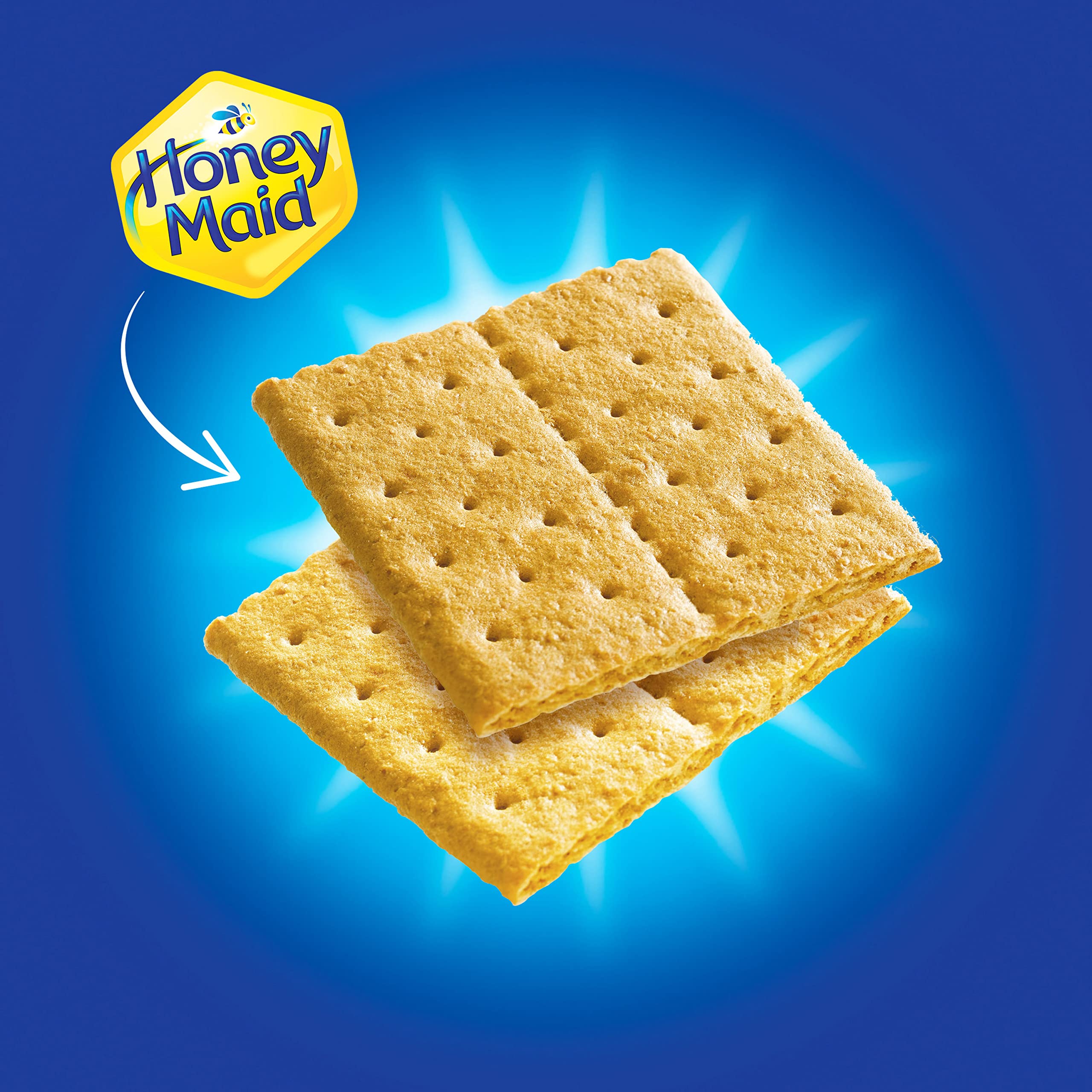 Honey Maid Graham Crackers - 27 Pack (4.8 oz Each) | Bulk Snacks for Lunch, School & Office | Healthy Crunchy Snack for Kids, Adults & Family Sharing
