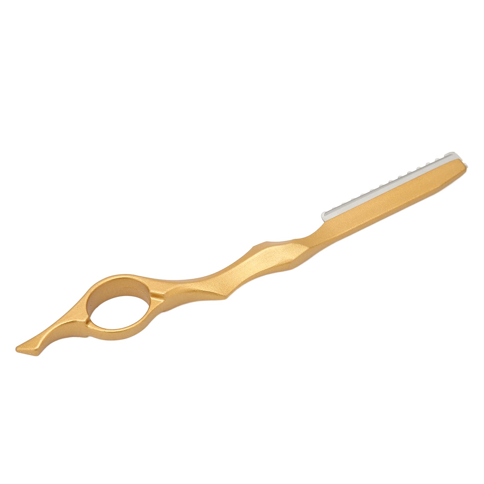 Professional Hair Cutting Razor - Styling & Thinning Knife for Texturizing & Trimming (Golden) | Perfect for Barbers, Stylists & DIY Haircuts at Home