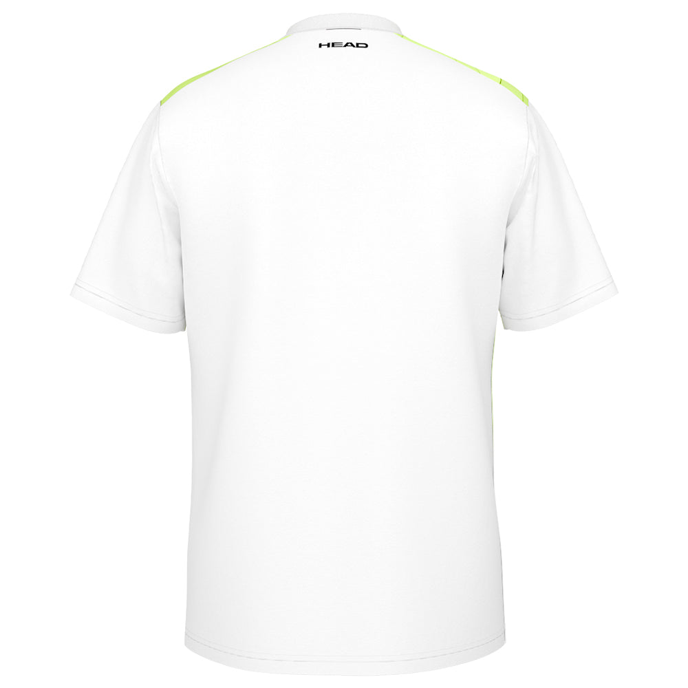 Head Boys Topspin Performance T-Shirt - Light Lime Green | Breathable & Comfortable for Tennis, Training & Casual Wear