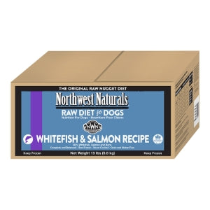 Premium Whitefish & Salmon Raw Dog Food - Grain-Free, Natural Ingredients for Optimal Canine Health | Ideal for Raw Diet, Puppies & Adult Dogs - Northwest Naturals