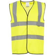 High Visibility Safety Vest - Reflective Work Vest for Construction, Running & Cycling - ANSI Certified for Outdoor Safety & Emergency Use