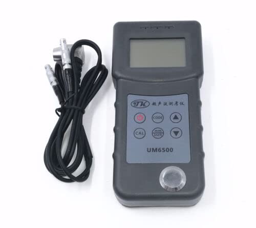 UM6500 Portable Ultrasonic Thickness Gauge - Digital Metal & Steel Thickness Tester Meter with LCD Display | Ideal for Industrial, Construction & Automotive Applications