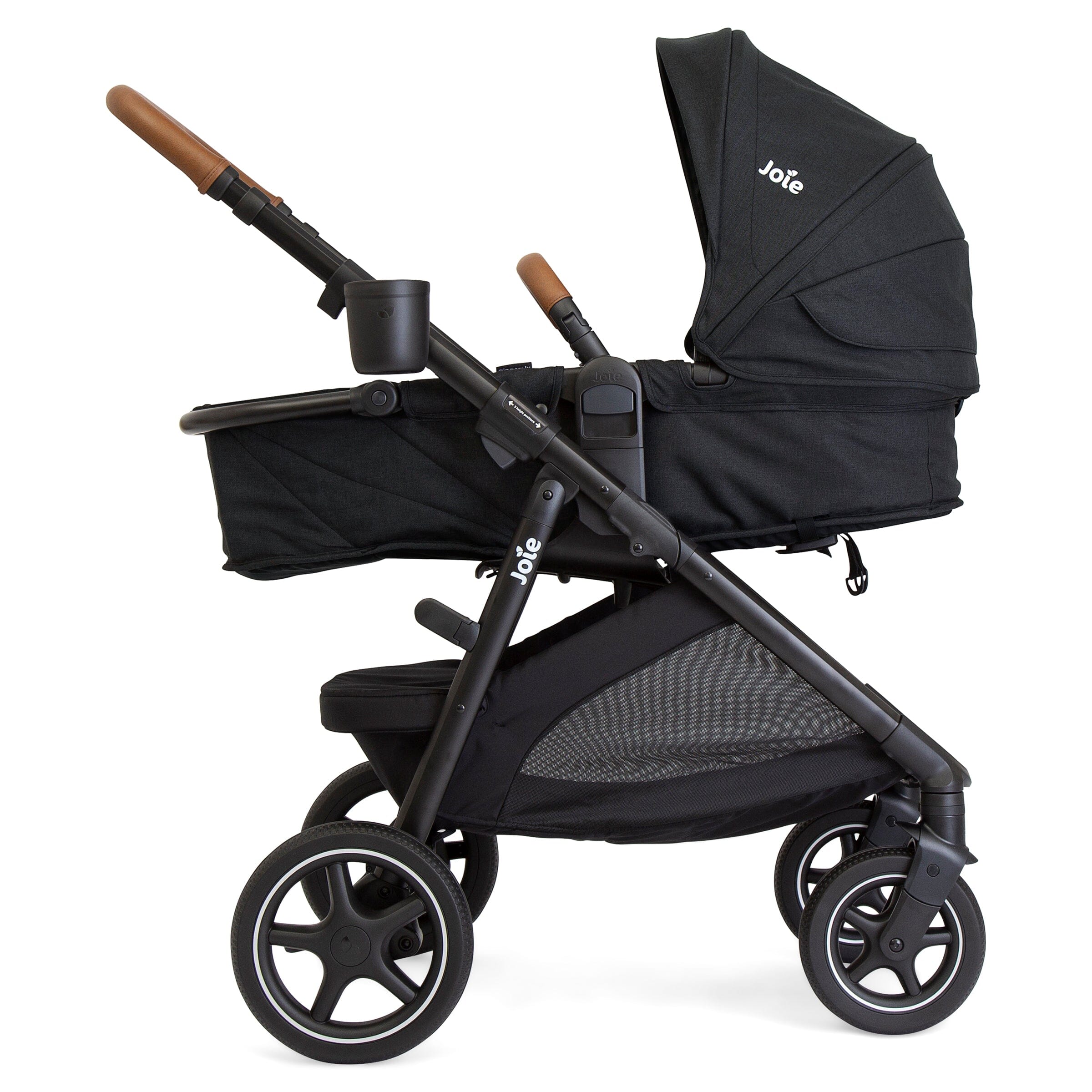 Joie Baby Ginger LX & Mint Latch Travel System - Lightweight Stroller & Car Seat Combo for Newborns to Toddlers | Perfect for Travel, Shopping & Daily Outings
