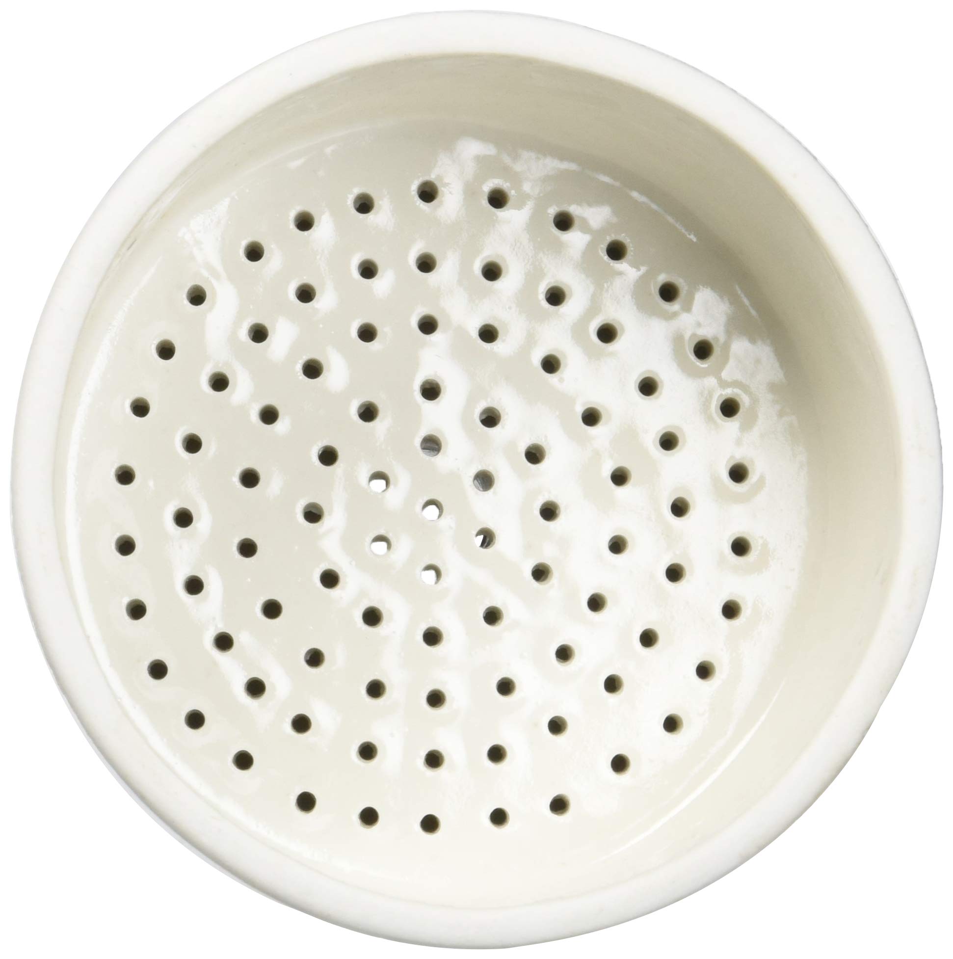 Premium 80mm x 22mm Porcelain Buchner Funnel - Laboratory Grade Filtration Equipment for Chemistry Experiments & Scientific Research