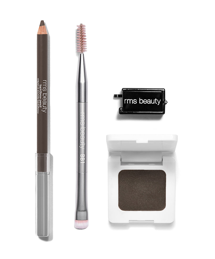 Ultimate Brow Kit - Professional Eyebrow Makeup Set with Pencils, Powder & Stencils | Perfect for Shaping, Filling & Grooming Brows at Home or Salon