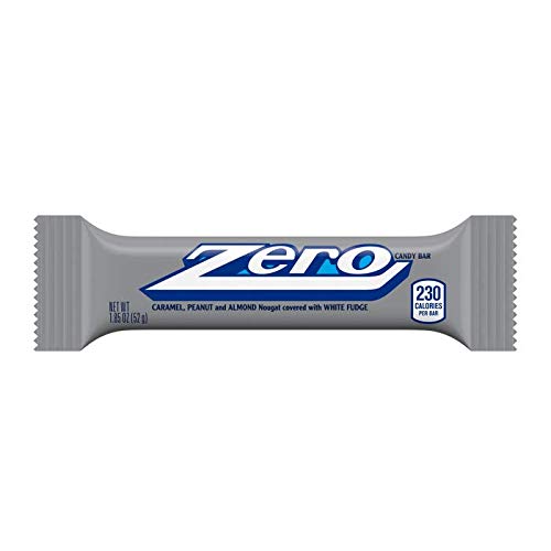 Zero White Fudge Candy Bars 1.85oz (6 Pack) - Delicious Sugar-Free Treats by Candy Cabin | Perfect for Keto Diet, Low-Carb Snacking & Gift Baskets