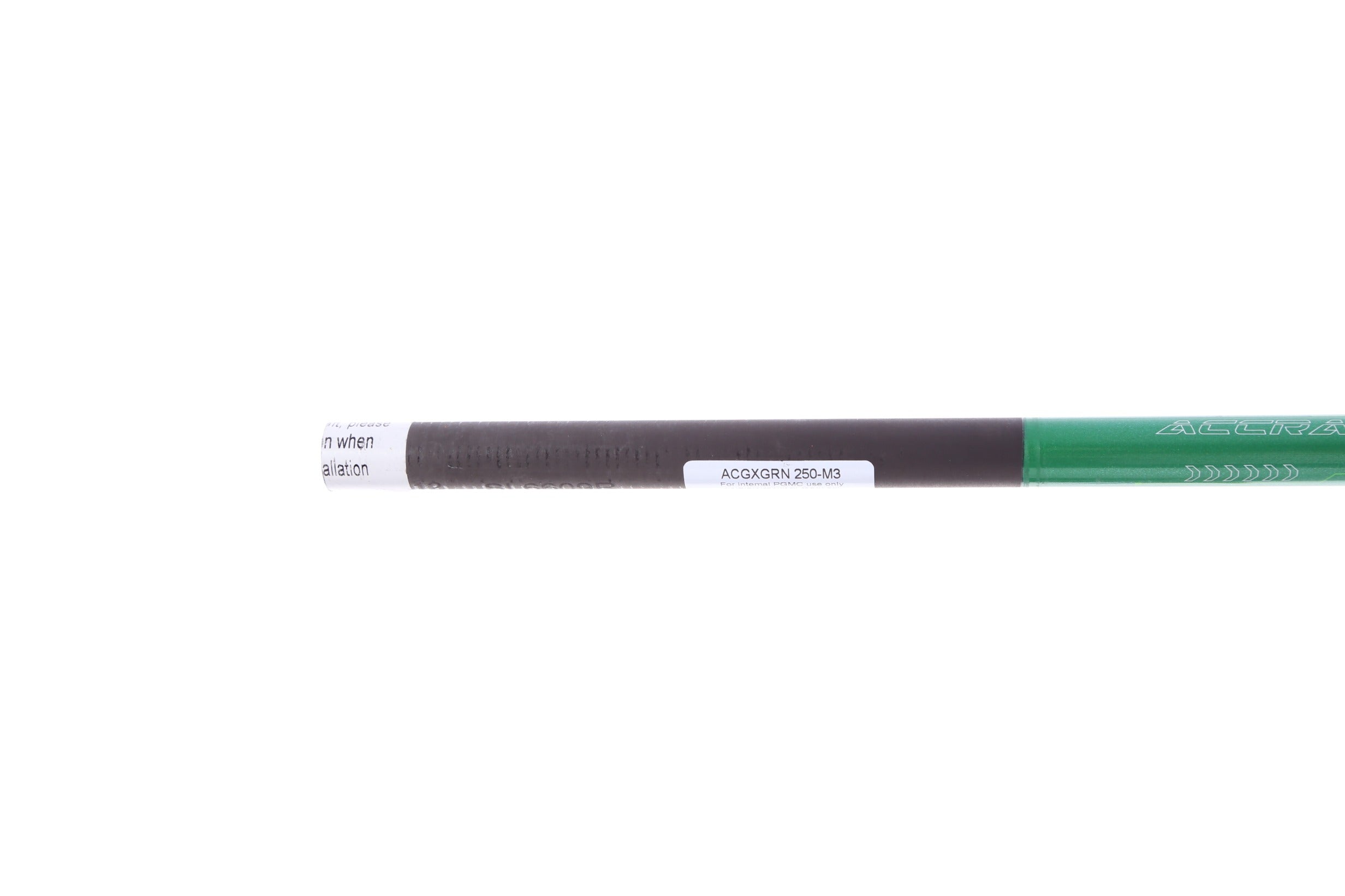Premium Used Accra GX Green 250 Regular Flex Graphite Driver Shaft - 43.75 Inches - No Adapter - Perfect for Golfers Seeking Consistent Performance on the Course