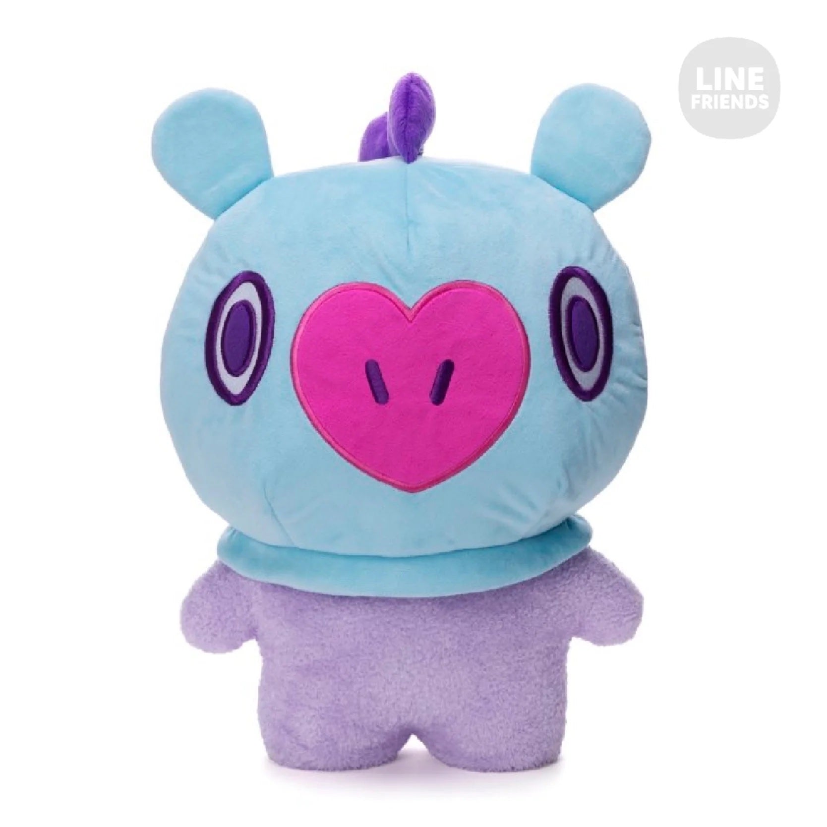 BT21 Mang Plush Toy with Detachable Mask - Cute Korean Character Stuffed Animal for BTS Fans | Perfect for Room Decor, Birthday Gifts & K-Pop Collections