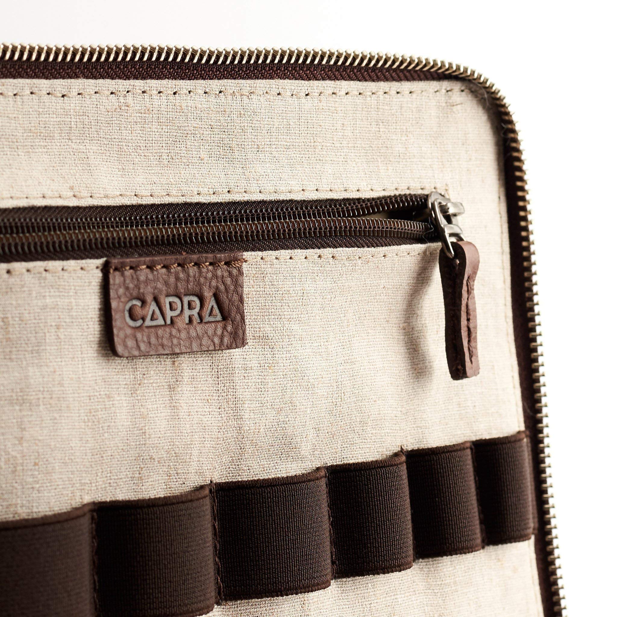 Premium Men's Travel Laptop Bag - Waterproof Brown Leather Portfolio Case for MacBook, iPad & Tech Accessories | Business & Commuter Essentials Organizer | Perfect Gift for Professionals