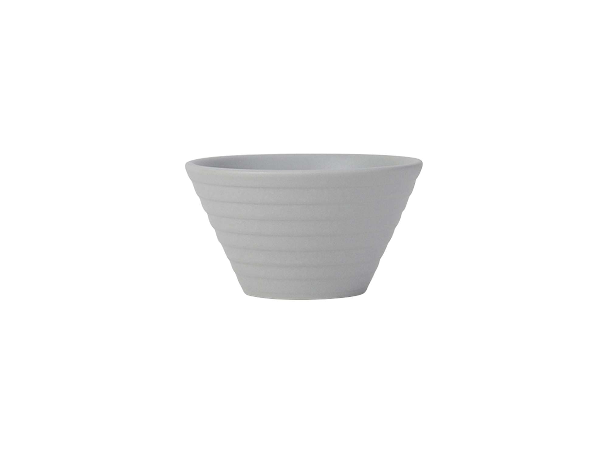 Tuxton Zion Matte Gray Embossed Solid Color 7-3/4-Ounce Bouillon Bowls - Set of 24 | Scratch & Chip Resistant | Lead & Cadmium Free | Dishwasher, Microwave & Oven Safe | Perfect for Serving Soups, Stews & Broths in Restaurants or at Home