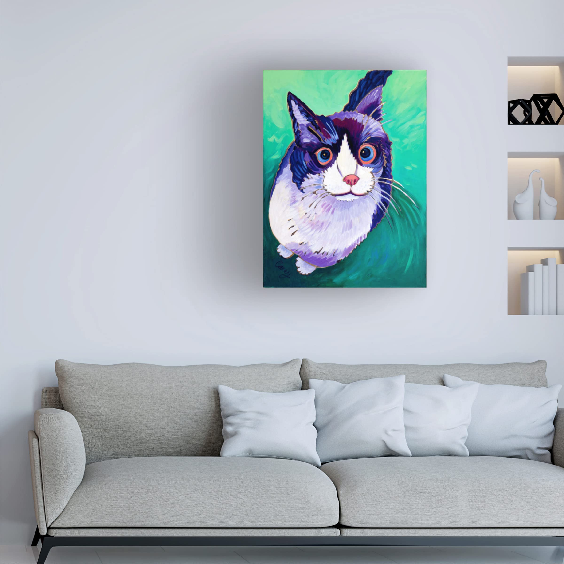 Trademark Fine Art 'Madison' Canvas Wall Art by Cathy Carey - Perfect for Living Room, Bedroom & Office Decor