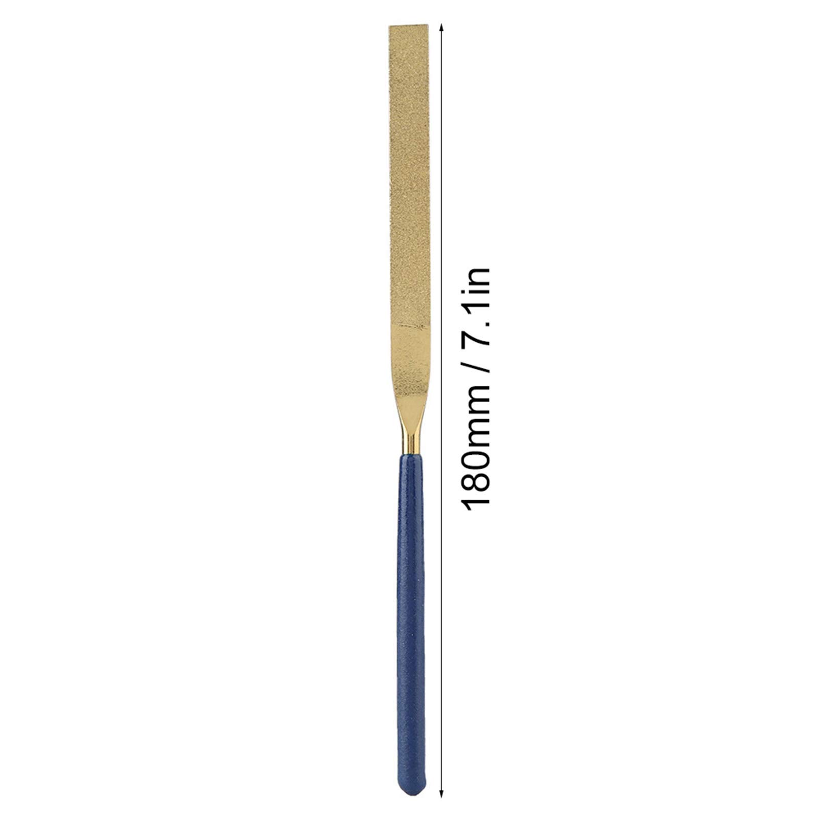 10Pcs High Wear-Resistant Flat Files - Jewelry Repair & Metalworking Tools (5×180mm) - Perfect for Die Grinder Accessories, Smoothing Metal Surfaces, Holes & Grooves - Ideal for DIY, Crafting & Professional Jewelry Making