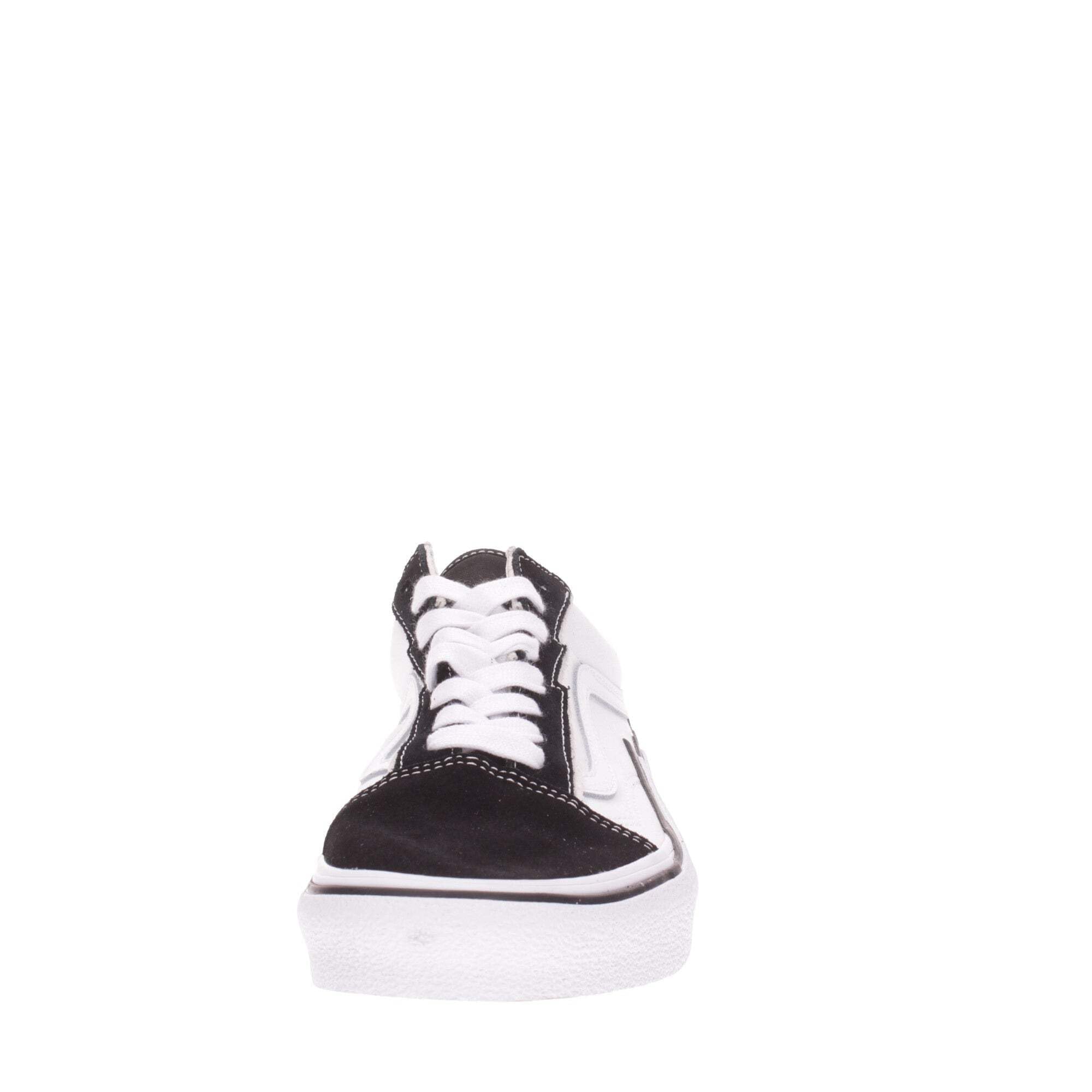 Vans Old Skool Bolt Men's Skate Shoes - Classic Black & White Sneakers for Skateboarding, Streetwear & Casual Wear | Durable Canvas & Suede Design with Iconic Side Stripe