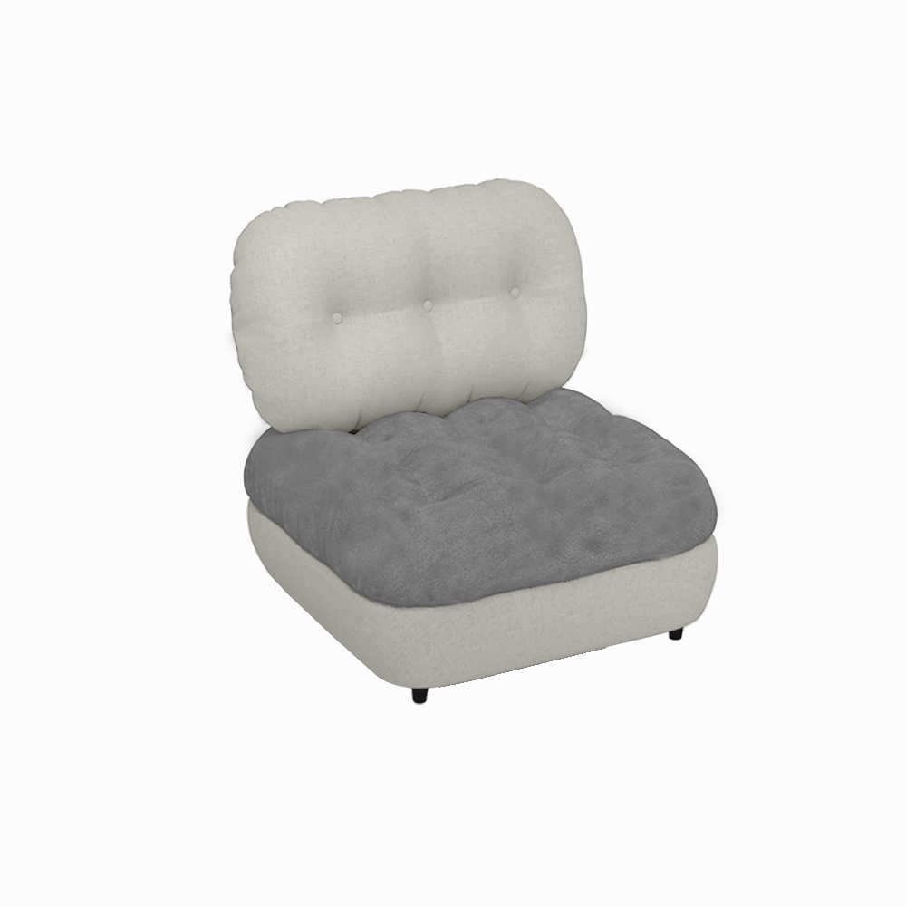 Modern Armless Sofa - Comfortable & Stylish Accent Chair for Living Room, Bedroom, or Office - Perfect for Small Spaces and Contemporary Decor