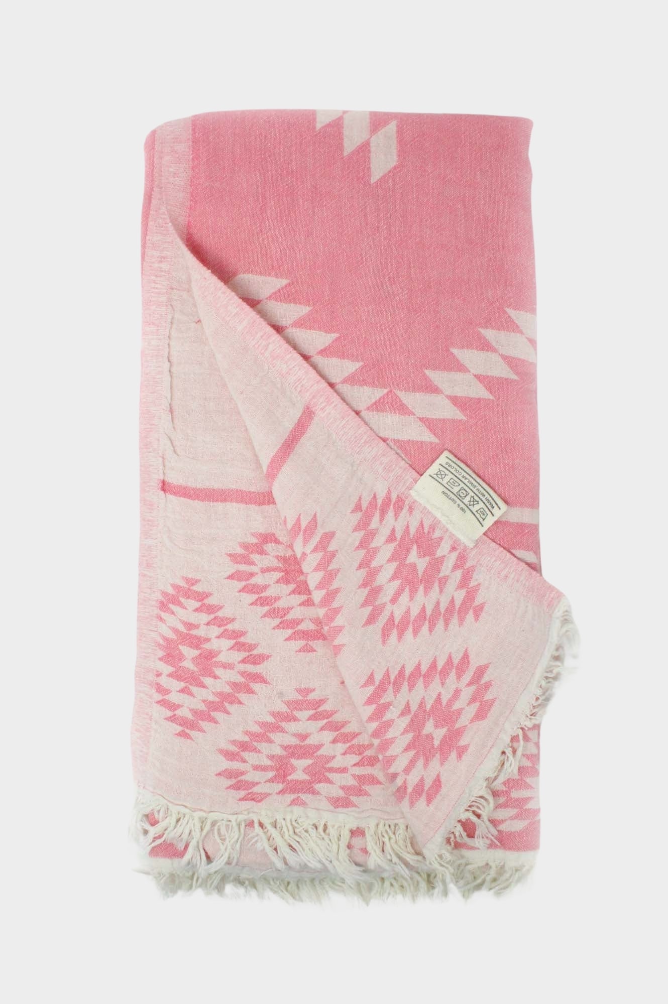 Premium Pestemal Greek Absorbent Towels - Soft & Quick-Drying, Lightweight & Versatile (Pink) | Perfect for Beach, Yoga, Travel & Home Use