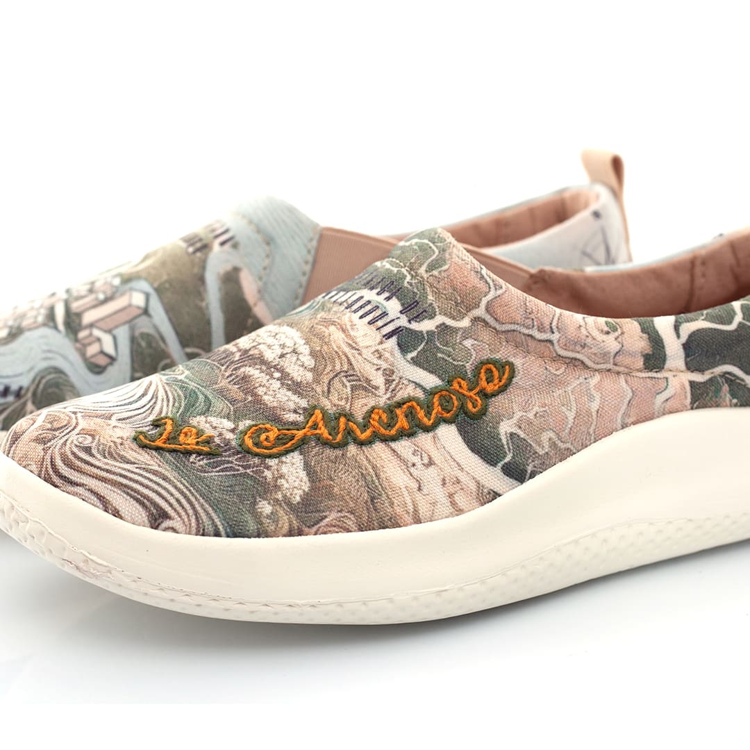 Hand-Embroidered Macondas® Women's Sports Shoes - Comfortable & Stylish Sneakers for Running, Walking & Casual Wear | Barranquilla Inspired Design
