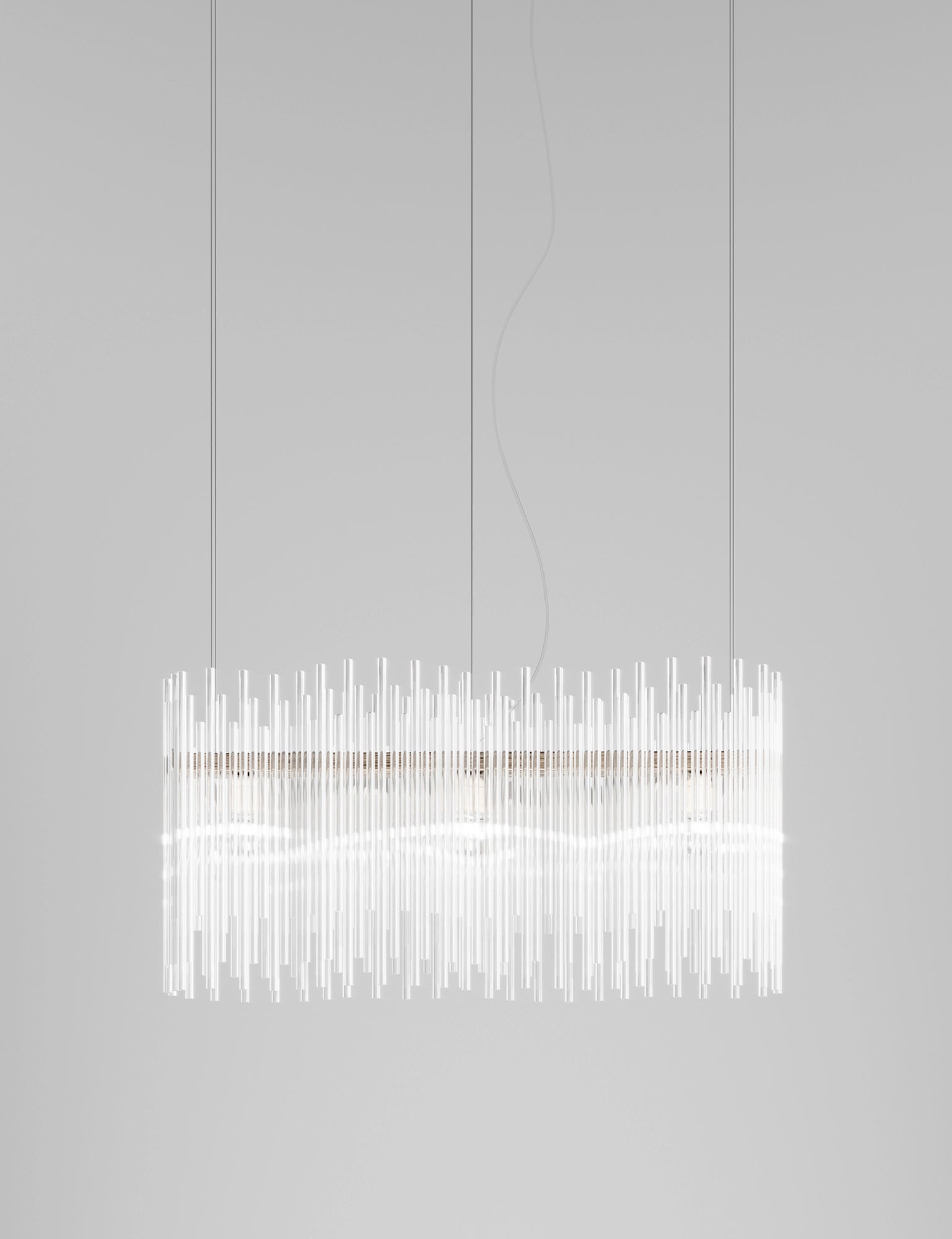 DIADEMA Suspension Lamp - Modern Pendant Lighting for Kitchen, Dining Room & Bedroom - Adjustable Hanging Chandelier with LED Bulb - Stylish Ceiling Light Fixture for Home Decor