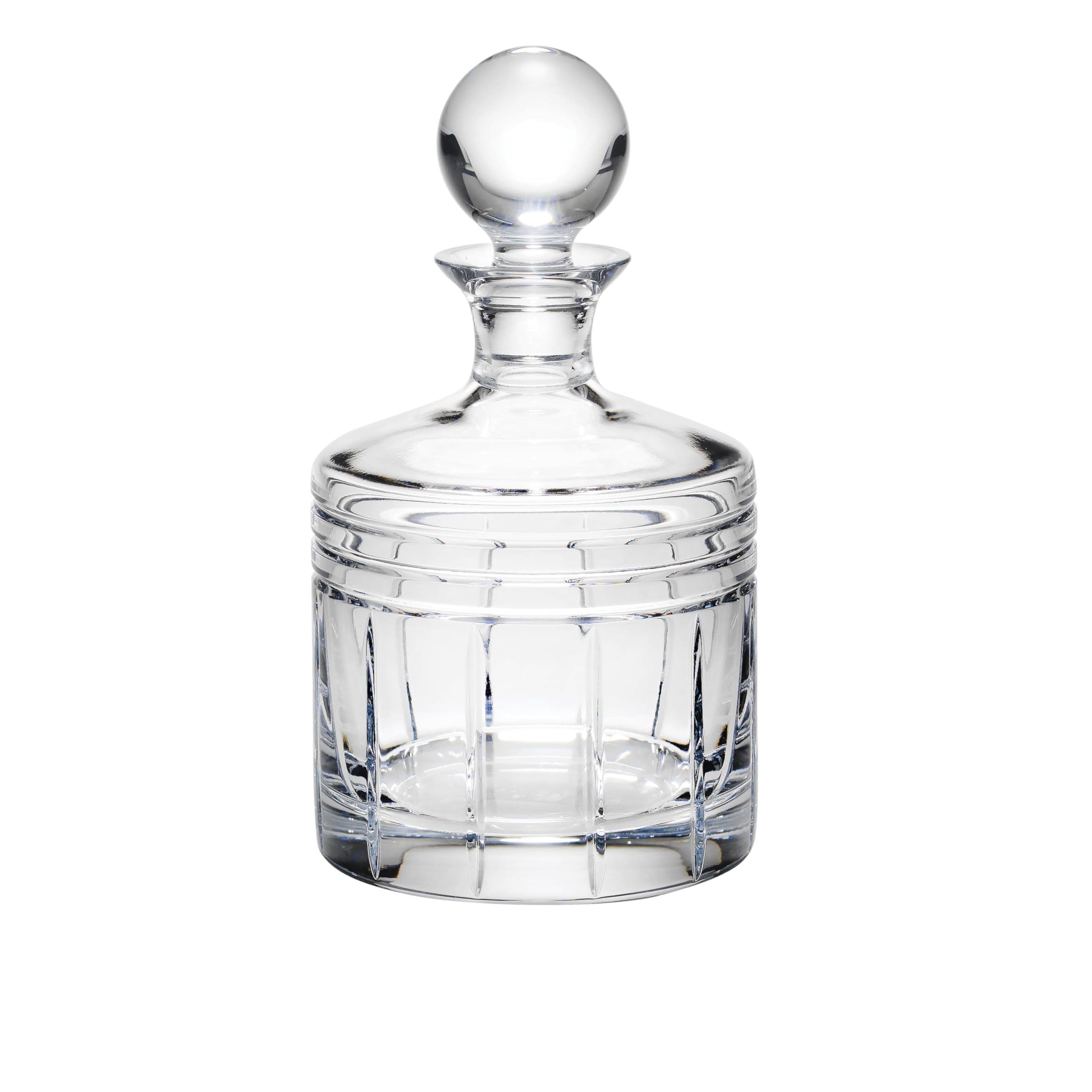 Reed & Barton Tempo Decanter - 34oz Clear Glass Wine Decanter with Elegant Design - Perfect for Red Wine Aeration & Dinner Party Serving