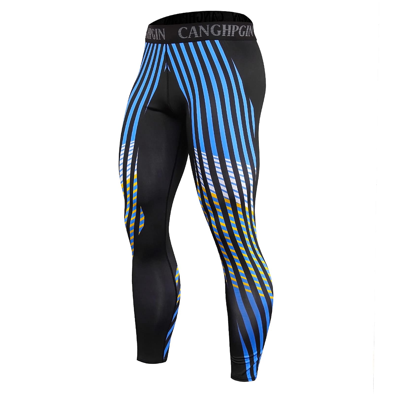 Men's Quick-Dry Running Tights - Moisture Wicking Compression Sports Pants for Jogging, Gym & Outdoor Workouts - Lightweight & Breathable Activewear