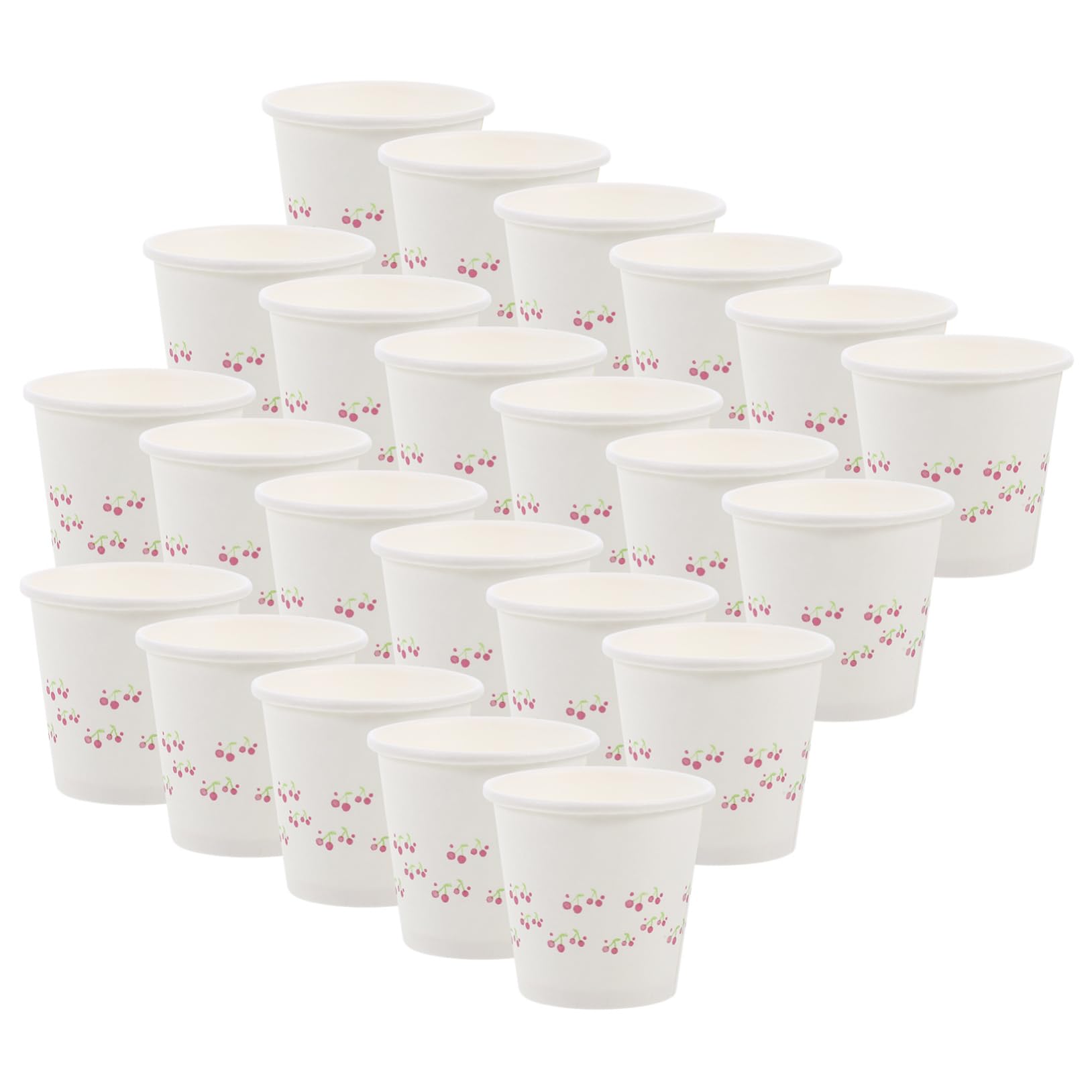 PartyKindom 3 Sets Disposable Mini Paper Cups - 50ml Small Drinking Cups for Coffee, Juice, Water | Bulk Party Supplies (100pcs x 3) | Perfect for Office Break Room, Picnics, BBQs, and Birthday Parties