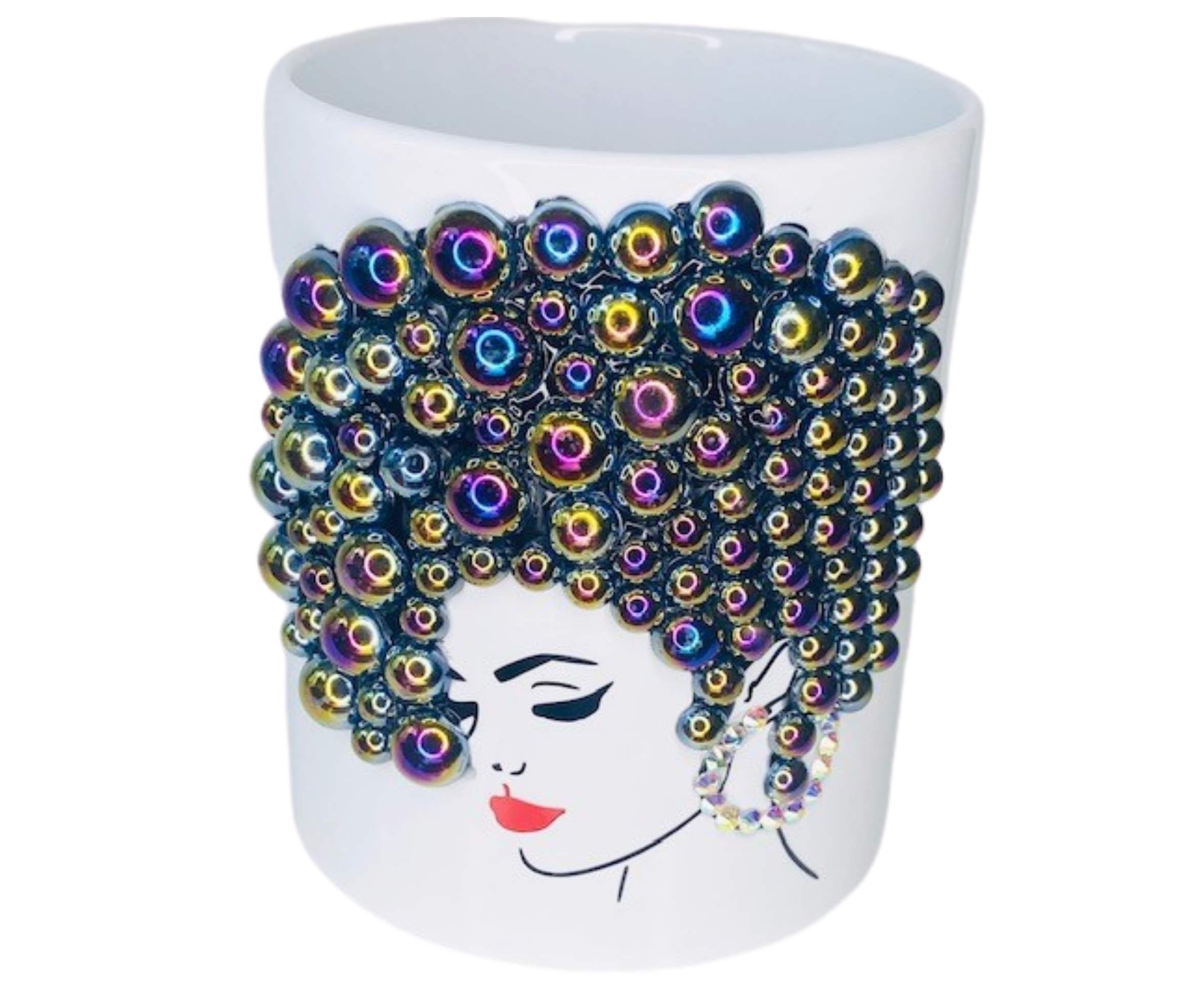 Elegant Bejeweled Crown Coffee Mug - Unique Ceramic Tea Cup for Women & Men - Handcrafted Gift for Birthday, Bridal Shower, Christmas - Perfect for Home, Office & Special Occasions