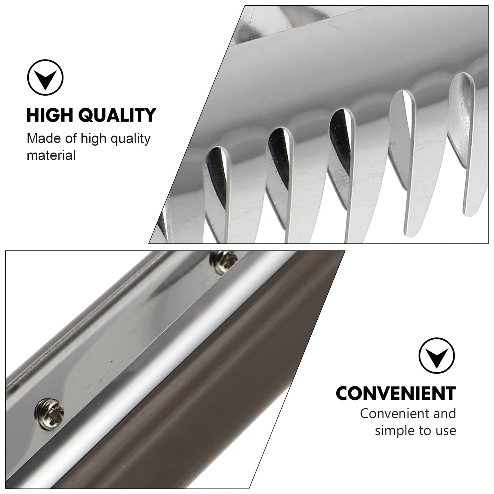 Heavy Duty Pasta Clips - Stainless Steel Fettuccine Noodle Holder for Cooking & Baking