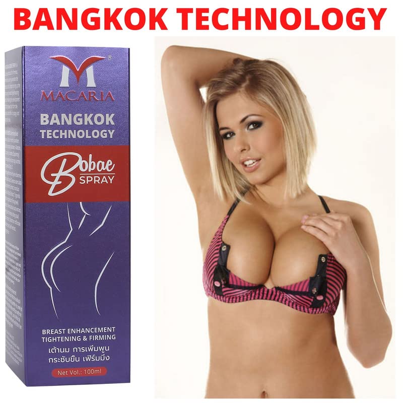 MACARIA Breast Enlargement Bust Cream Spray for Women - Natural Enhancement & Firming Solution - Perfect for Daily Use & Special Occasions