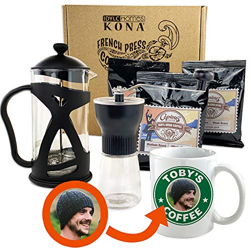 Black Gift Set w/Custom Mug