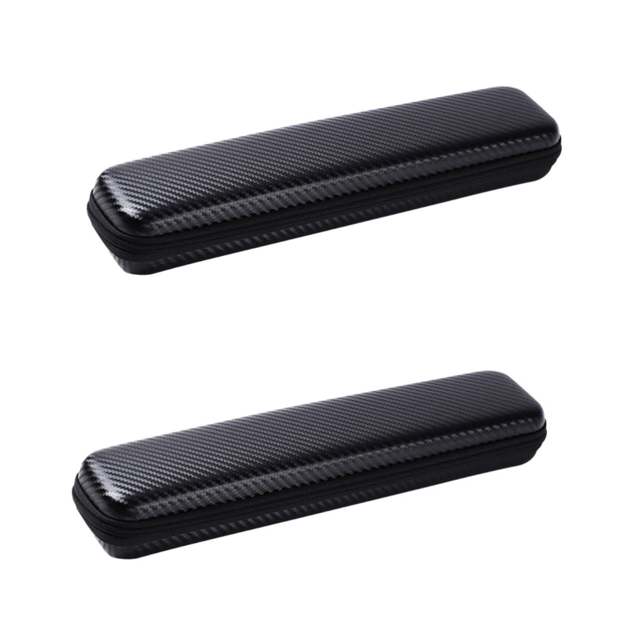 Lurrose 2 Pack Heat Resistant Curling Iron Storage Bag & Hair Styling Tools Organizer - Travel Case for Hair Rollers, Straighteners & Brushes - Perfect for Women's Carry-On Luggage & Salon Stylists (EVA Material)