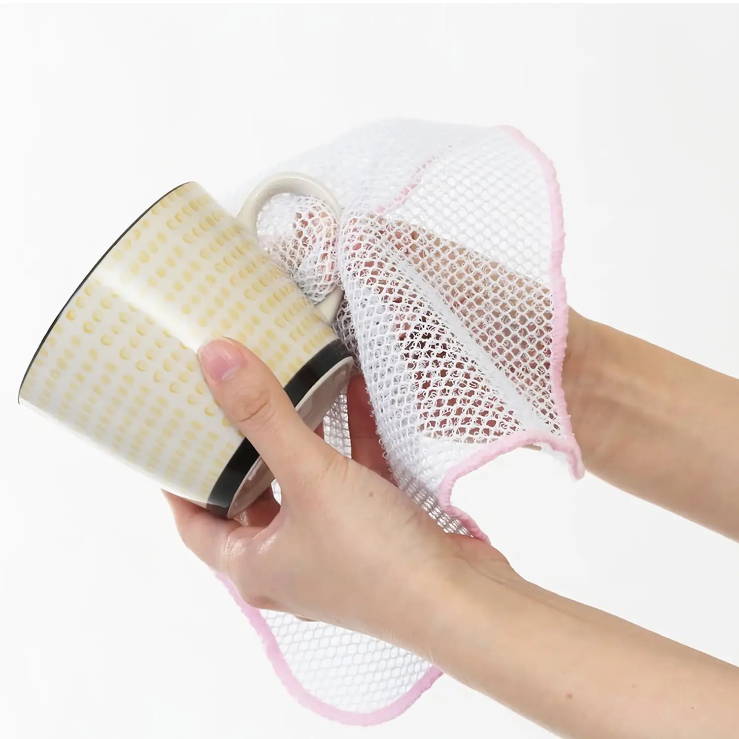 Kikulon Premium Nylon Dish Cloths - 6 Pack Super Absorbent & Quick-Drying Kitchen Towels for Washing Dishes, Cleaning Countertops & Glass Surfaces - Ideal for Home, Restaurant & Commercial Use