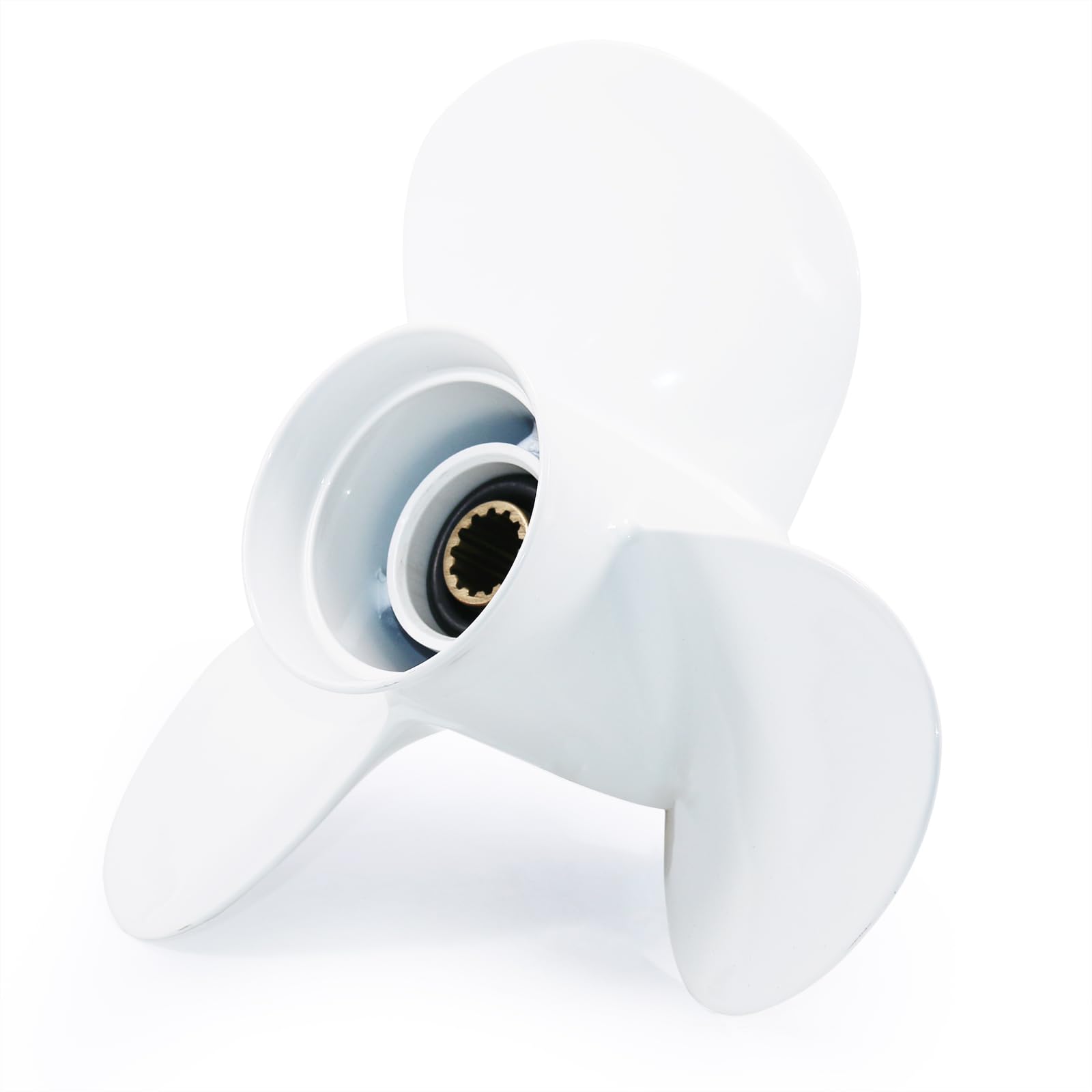 Yamaha Outboard Propeller 13 Tooth Spline - Fits 25HP 30HP 40HP 48HP 50HP 55HP 60HP Engines - OEM Aluminum Boat Propeller for Smooth Sailing & Fishing