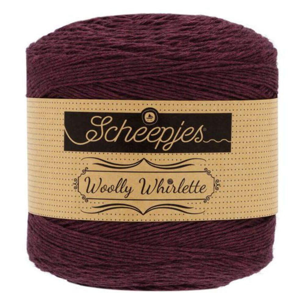 Scheepjes Yarn Woolly Whirlette (572 - Plum Pie) - Soft Knitting & Crochet Yarn for Scarves, Hats & Baby Blankets - Perfect for DIY Handmade Crafts & Cozy Winter Projects