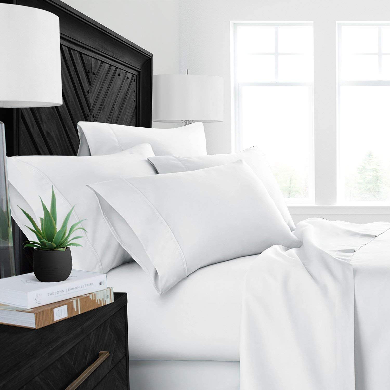 Premium 800 Thread Count 100% Egyptian Cotton 4-Piece Sheet Set - Full XXL (54