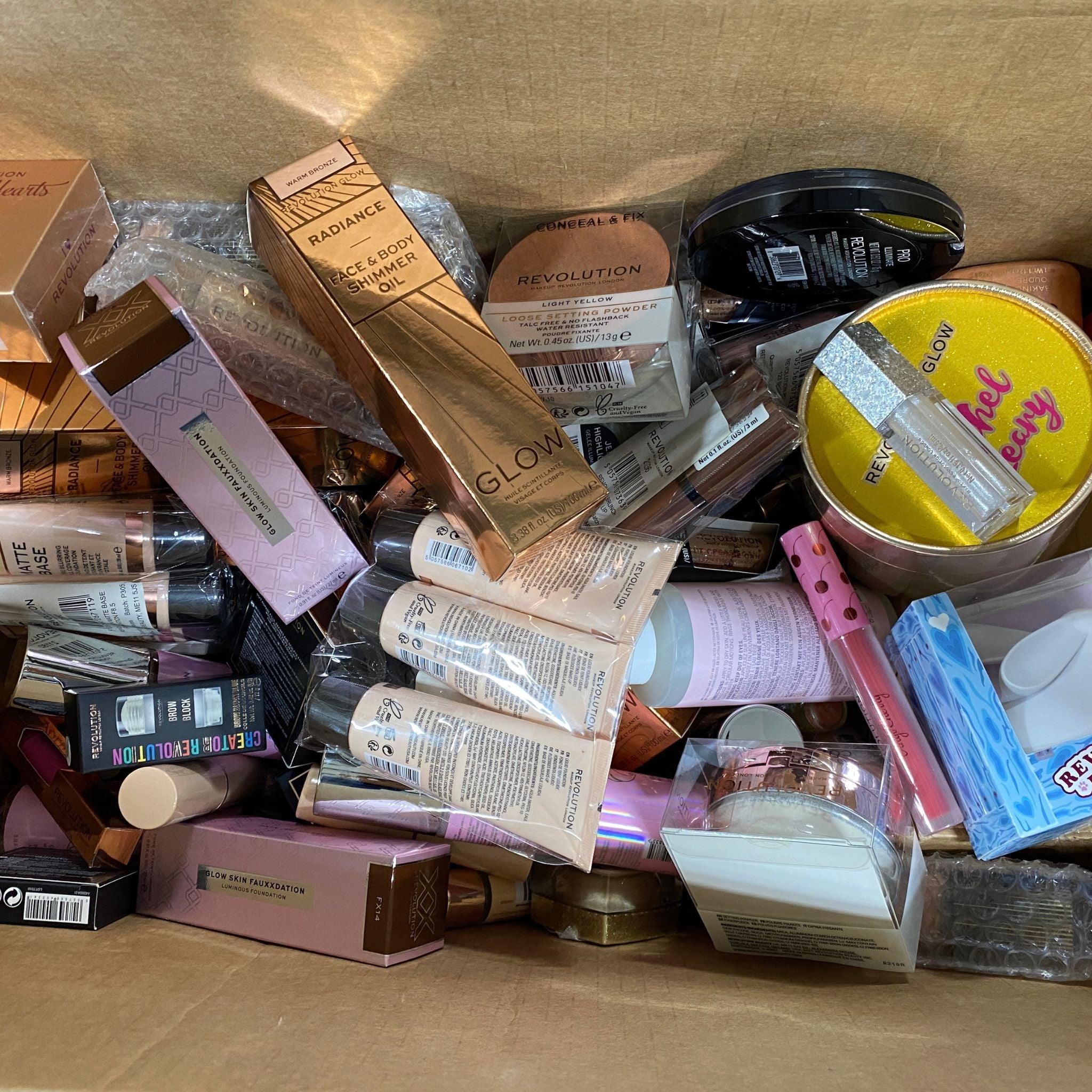 Revolution Cosmetics Assorted 250 Pcs Box - Perfect for Makeup Artists, Beauty Enthusiasts & Professional Makeup Kits