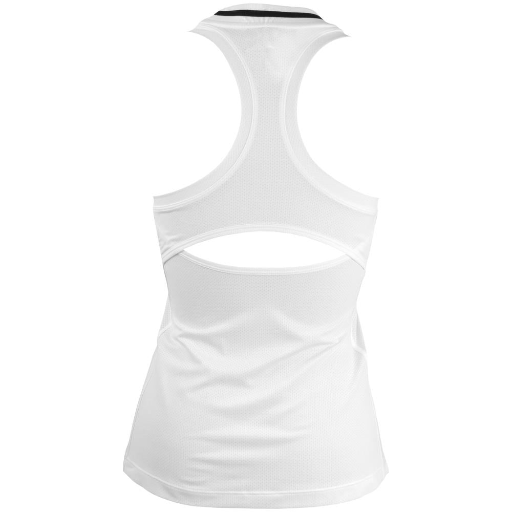 ASICS Women's Match Acribreeze Tank Top - Breathable Workout Shirt for Running & Gym - Brilliant White - Lightweight Athletic Apparel for Women