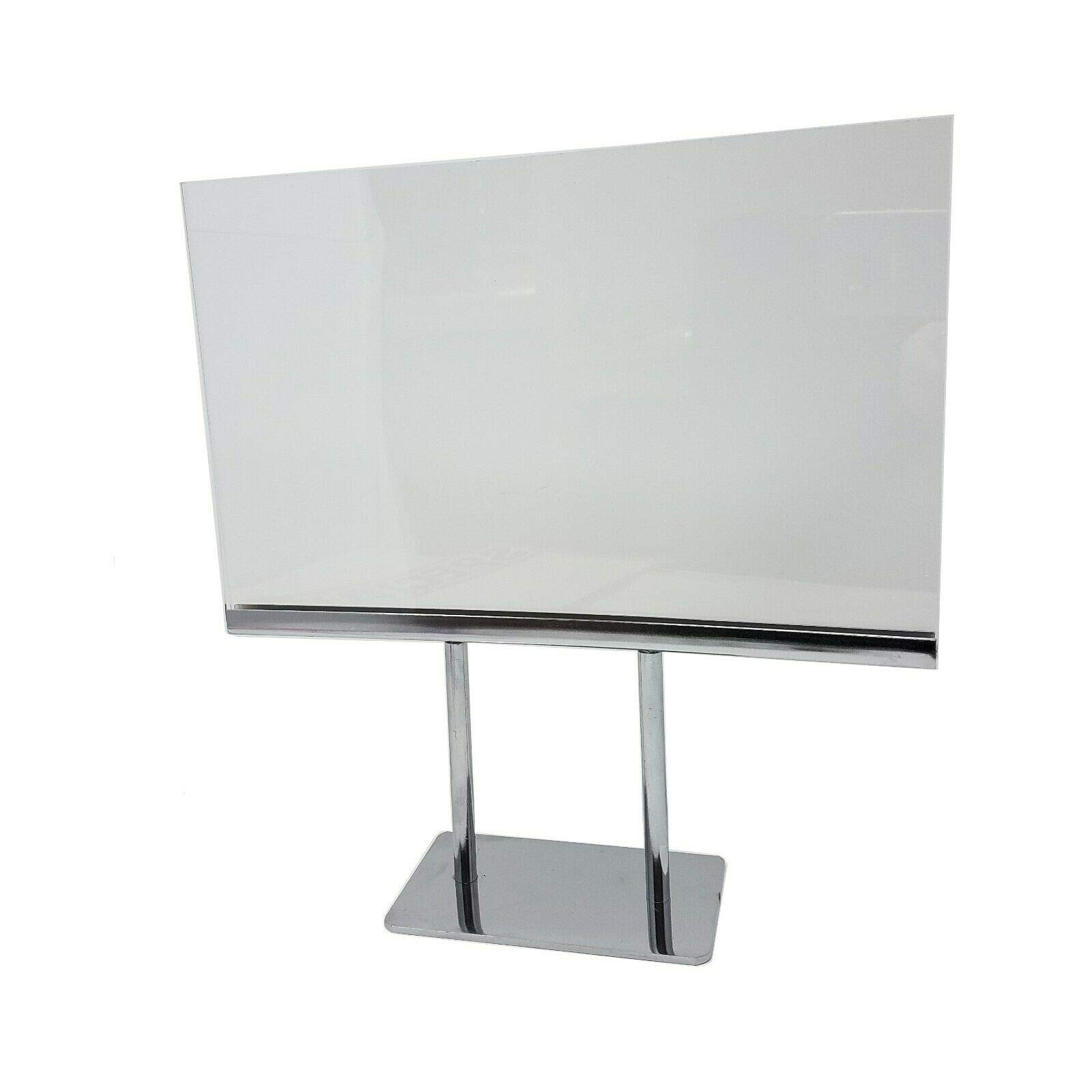 10 Pack Heavy Duty Acrylic Countertop Sign Holders - 11.5