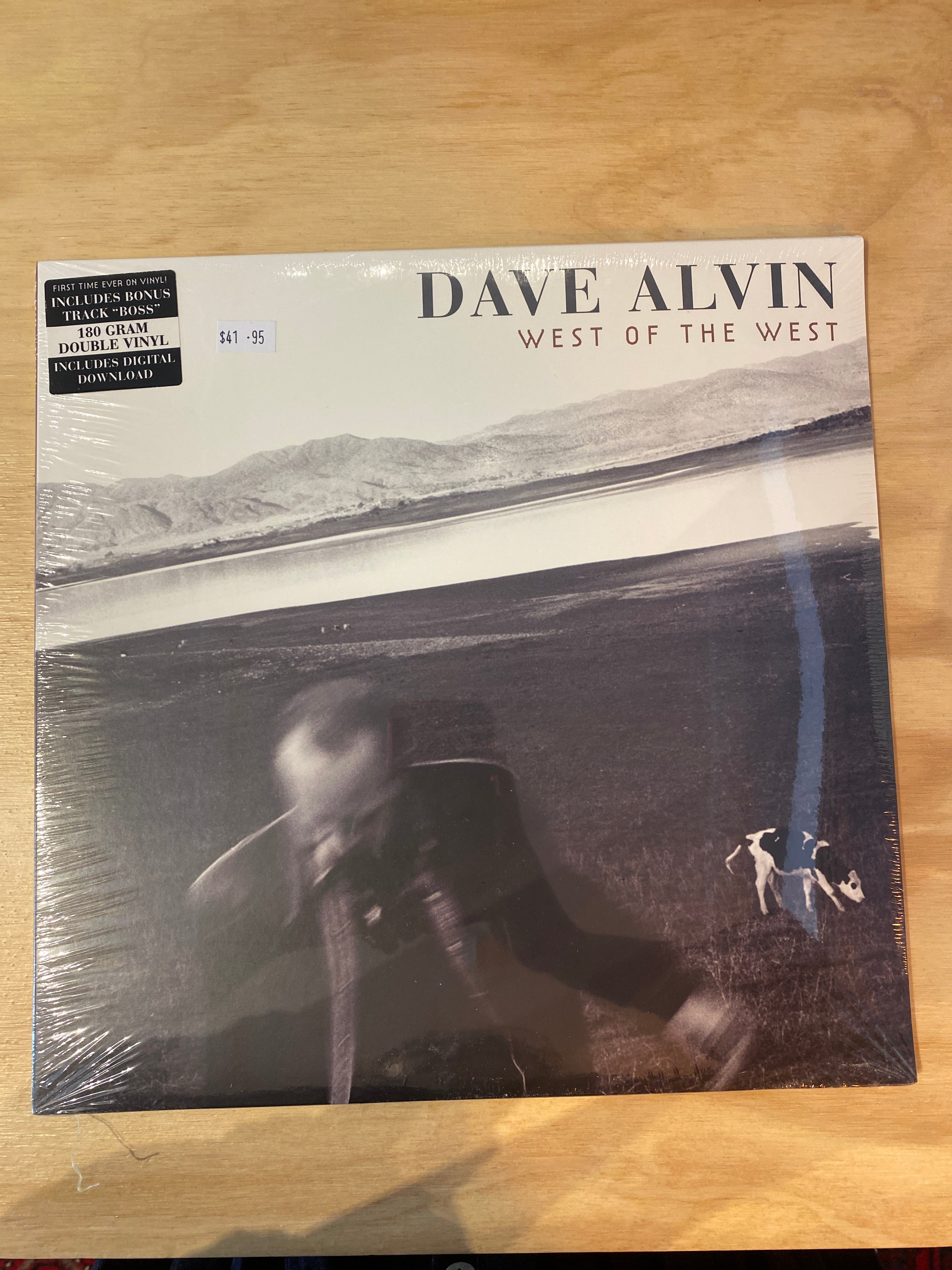 Dave Alvin - West of the West Vinyl LP Record | Americana Folk Rock Music | Perfect for Home Listening & Music Collectors