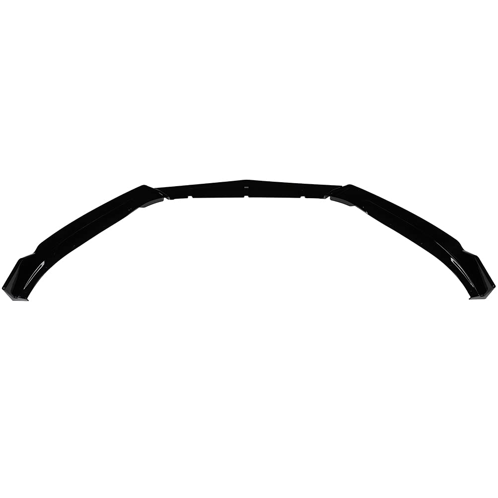 CCiYu 3PCS Front Lip Splitter Bumper PP Replacement for 2014-2019 Mazda 3 - Aggressive Style Upgrade for Enhanced Aerodynamics & Street Racing Look