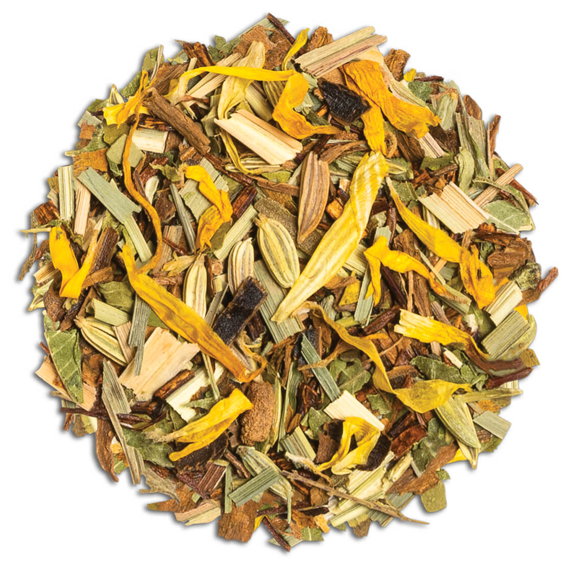Organic Spiced Herbal Maté Tea - Yerba Mate with Cinnamon & Ginger | Energy Boosting, Digestive Support | Perfect for Morning Focus & Afternoon Pick-Me-Up
