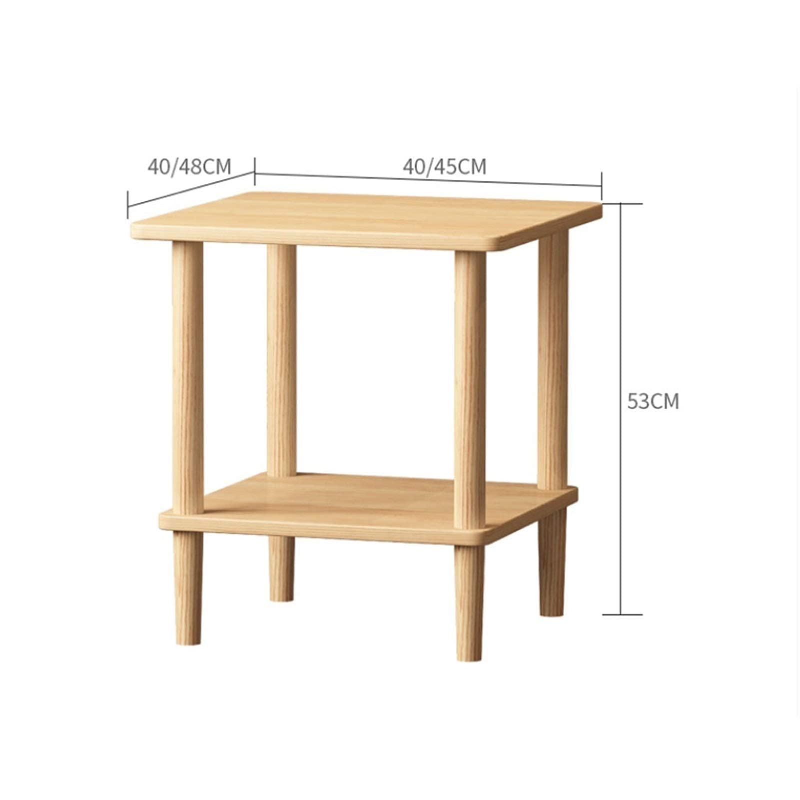 Modern Wooden Rectangular Coffee Table - End Table, Bedside Table & Side Table for Living Room, Bedroom & Home Decor | Sturdy & Stylish Furniture for Small Spaces