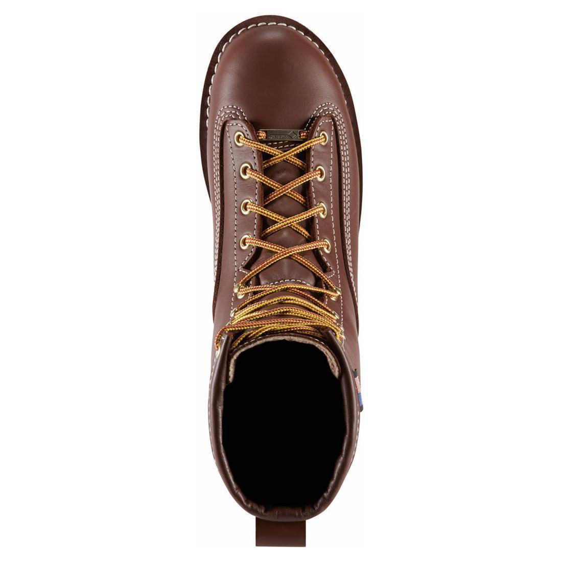 Power Foreman 8 Nano Toe Work Boots for Men - Brown Safety Shoes with Steel Toe & Slip Resistance - Ideal for Construction, Warehouse & Outdoor Work