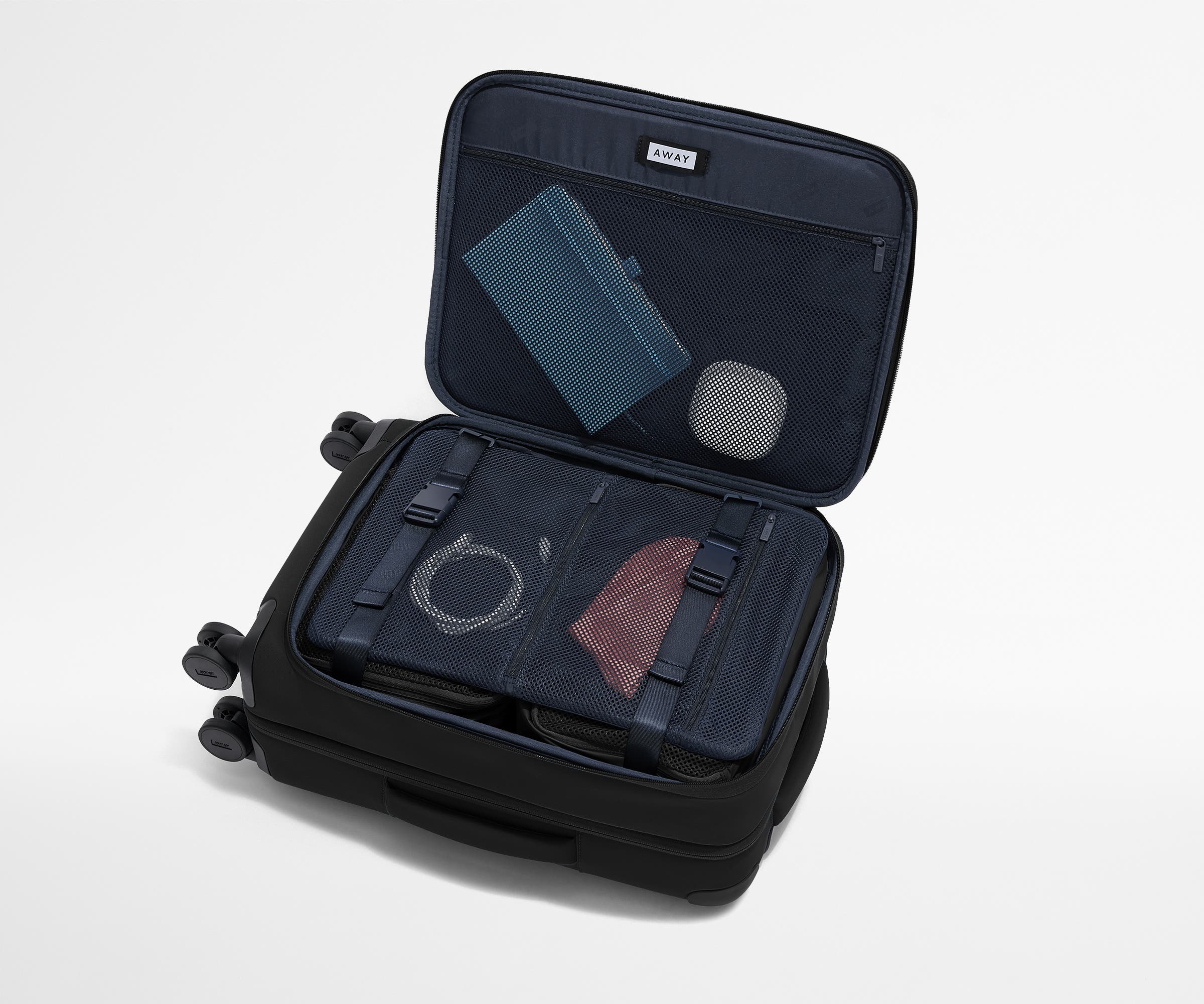 Jet Black Softside Carry On Luggage - Lightweight Expandable Suitcase for Air Travel, Business Trips & Weekend Getaways
