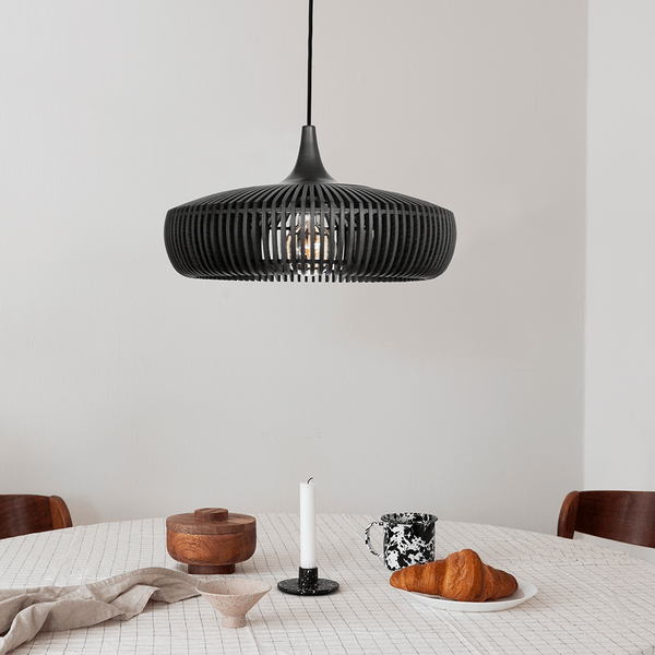 Clava Dine Wooden Lampshade - Handcrafted Rustic Wood Lighting Fixture for Dining Room, Kitchen & Bedroom Decor