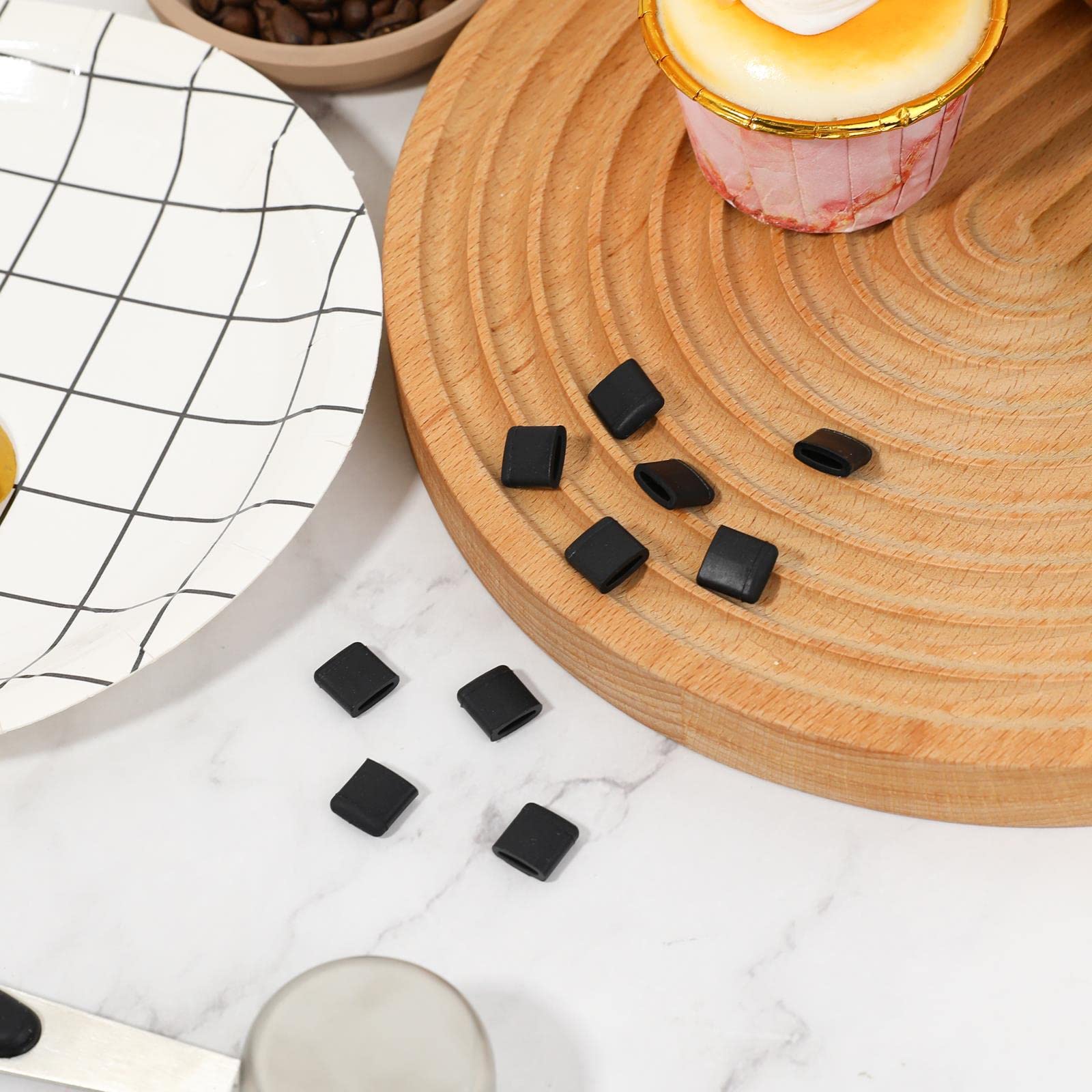 16-Piece Air Fryer Rubber Bumpers & Silicone Feet Replacement Set - Non-Slip, Non-Scratch Protective Covers for Air Fryer Trays & Grill Pans - Perfect for Ninja, Instant Pot, Cosori & More Air Fryer Models (Kitchen Accessories for Safe Cooking & Countertop Protection)