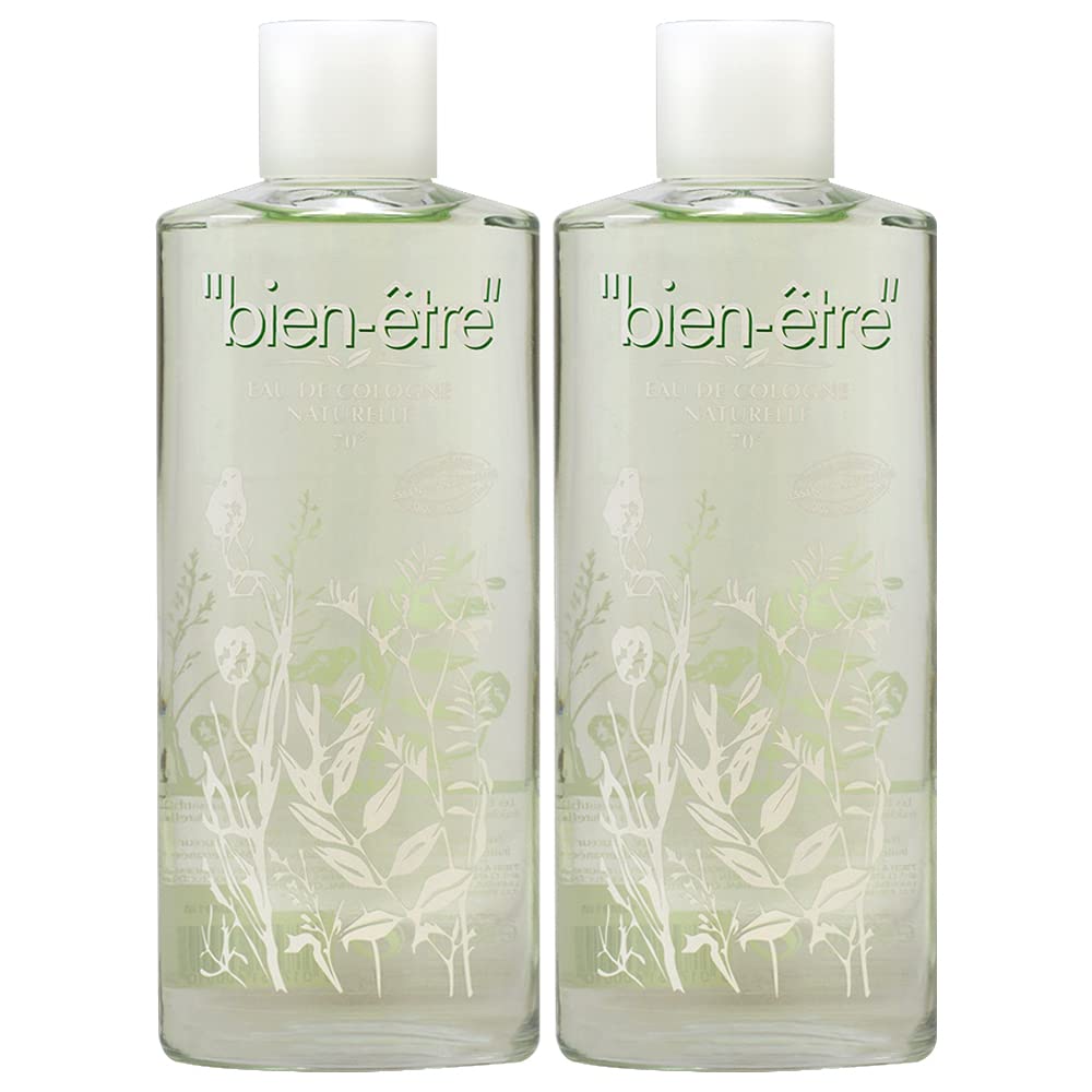 Bien-etre Natural Eau de Cologne 70' 500ml (16.9oz) - Pack of 2 | Fresh & Long-Lasting Fragrance for Men & Women | Perfect for Daily Use, Office, Gym & Special Occasions