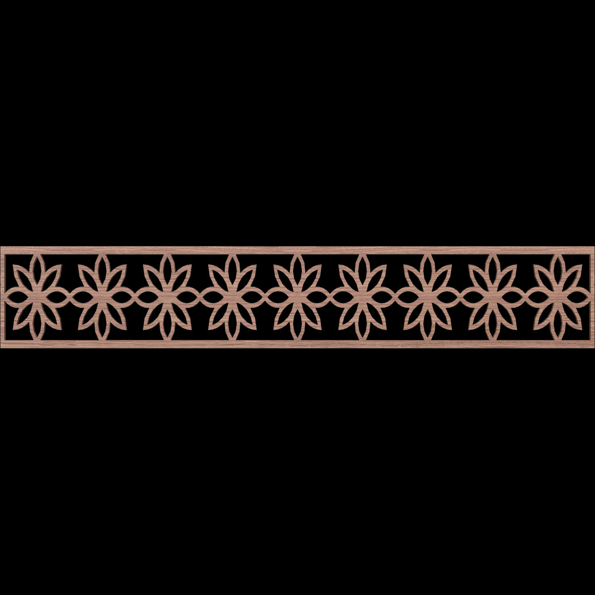 Daisy Fretwork Moulding - Decorative Wood Trim for Home Decor, DIY Crafts, and Furniture Accents | Perfect for Wall Paneling, Cabinet Doors, and Picture Frames