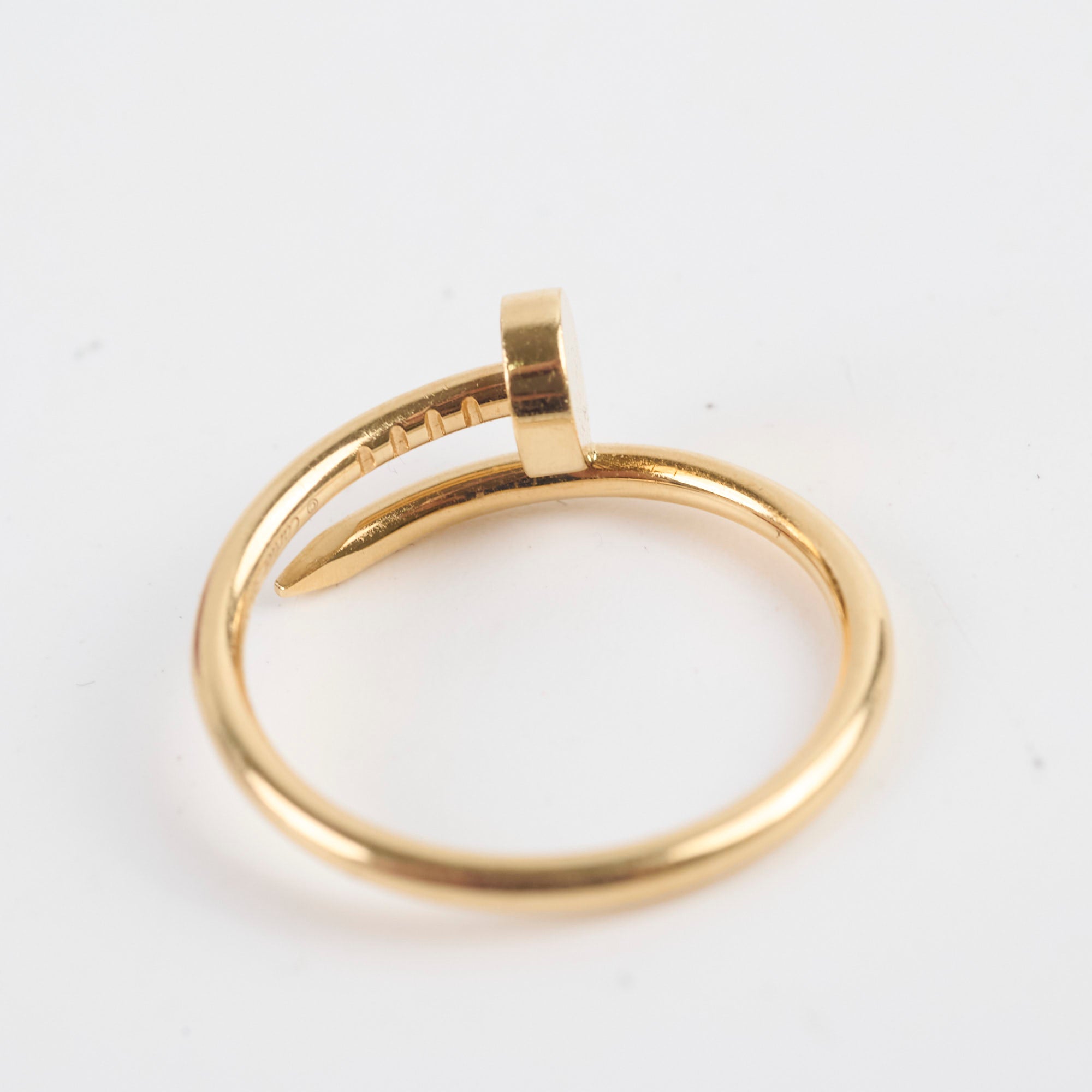 Cartier Juste Un Clou Small Model Ring Size 54 - 18K Rose Gold Nail Bracelet Jewelry for Women, Luxury Fashion Accessories for Parties & Special Occasions 2024