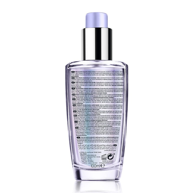 Kérastase Blond Absolu Intense Blonde Strengthening Hair Oil for Damaged & Color-Treated Hair - Nourishing Treatment for Blonde Highlights & Bleached Hair - Perfect for Daily Use & Salon Styling