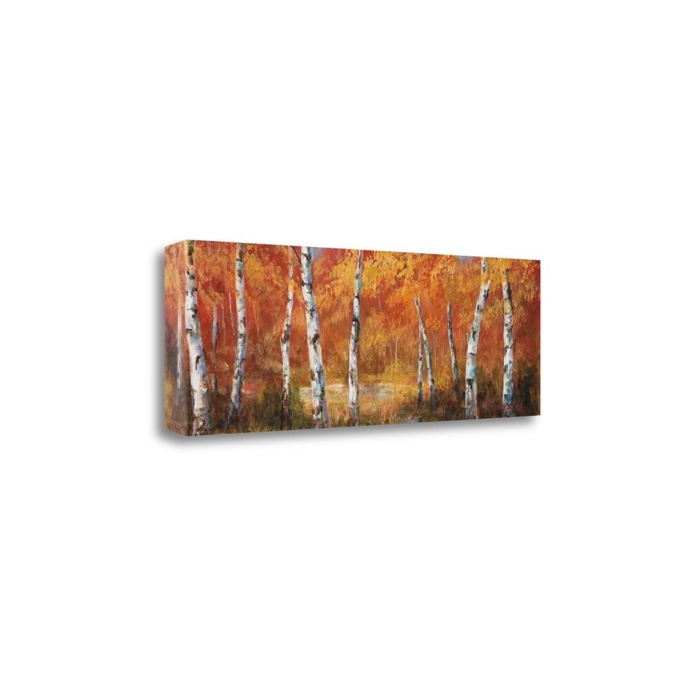 Autumn Birch Fine Art Giclee Print by Art Fronckowiak - Gallery Wrapped Canvas Wall Art Ready to Hang - Perfect for Living Room, Bedroom & Office Decor